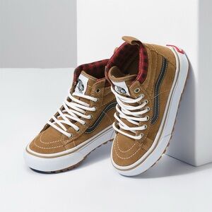Vans The Plaid Sk8-Hi MTE-1 Kids Size 13